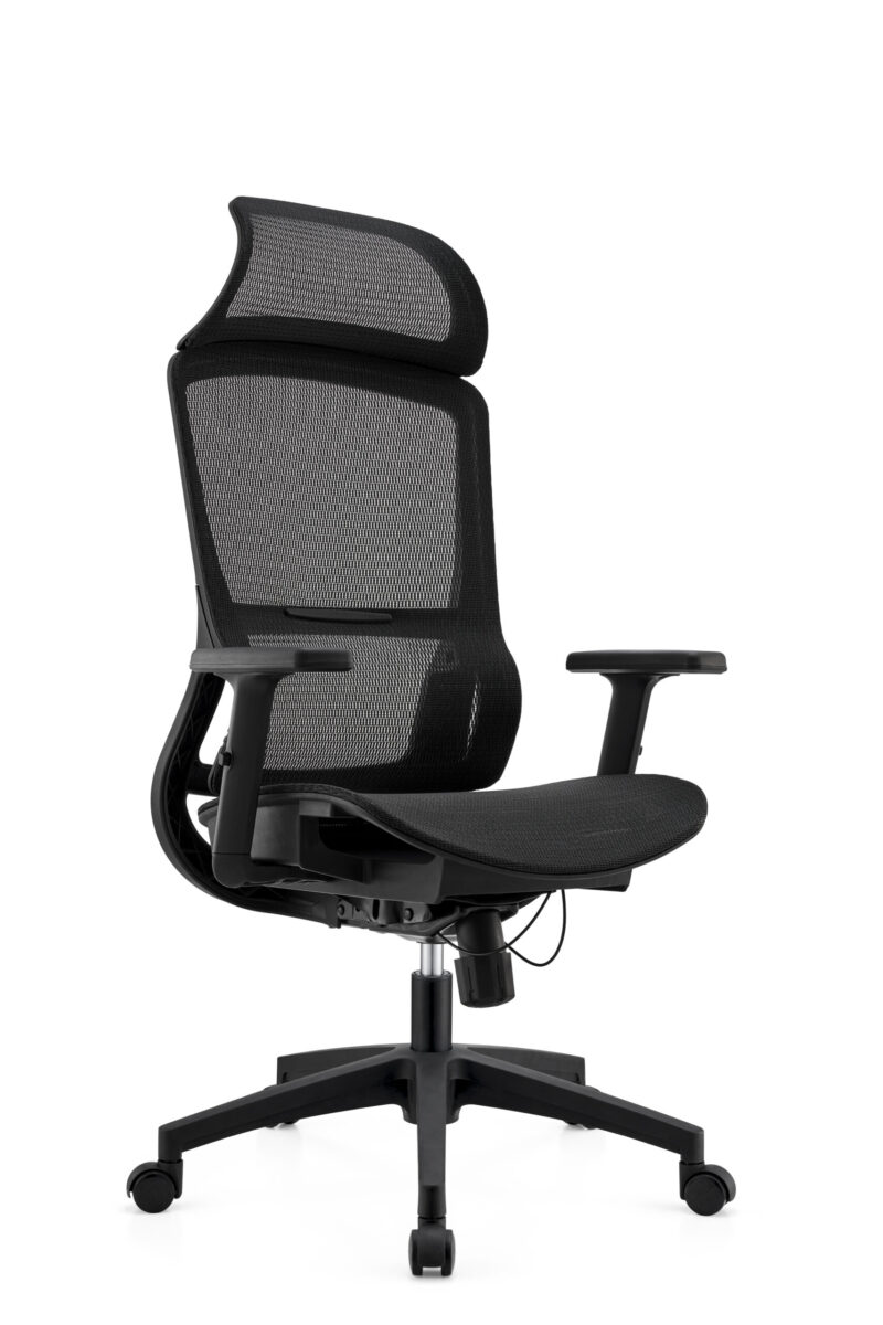 BL-834A-1  Ergonomic Mesh And PU Task Chair