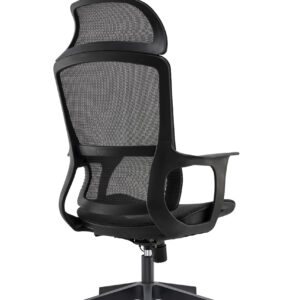 BL-834A  Adjustable Headrest White Office Chair