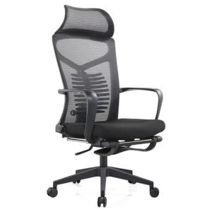 BL-838A-JT Elastic Lumbar Support Gray Frame Chair