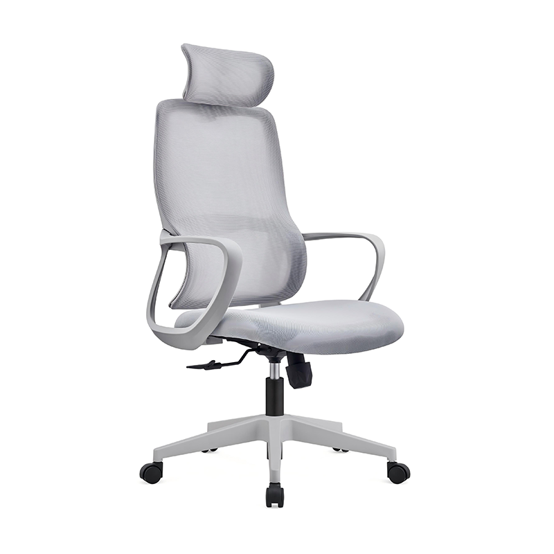BL-852AG  Modern Office White Mesh Swivel Chair