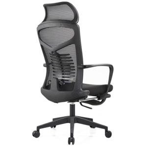 BL-838A-JT Elastic Lumbar Support Gray Frame Chair