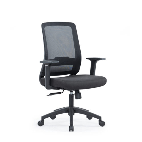 BL-835B-LPG  Chic Mesh Office Chair Featuring a Ventilated Backrest Design
