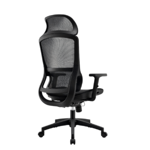 BL-834A-1  Adjustable Headrest White Office Chair